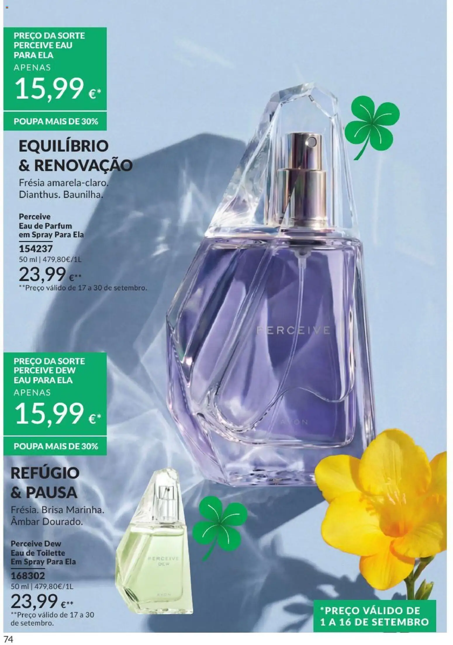 Catálogo Avon Campanha 9 │ válido de 01/09/2026 | Página: 74 | Produtos: Eau de toilette