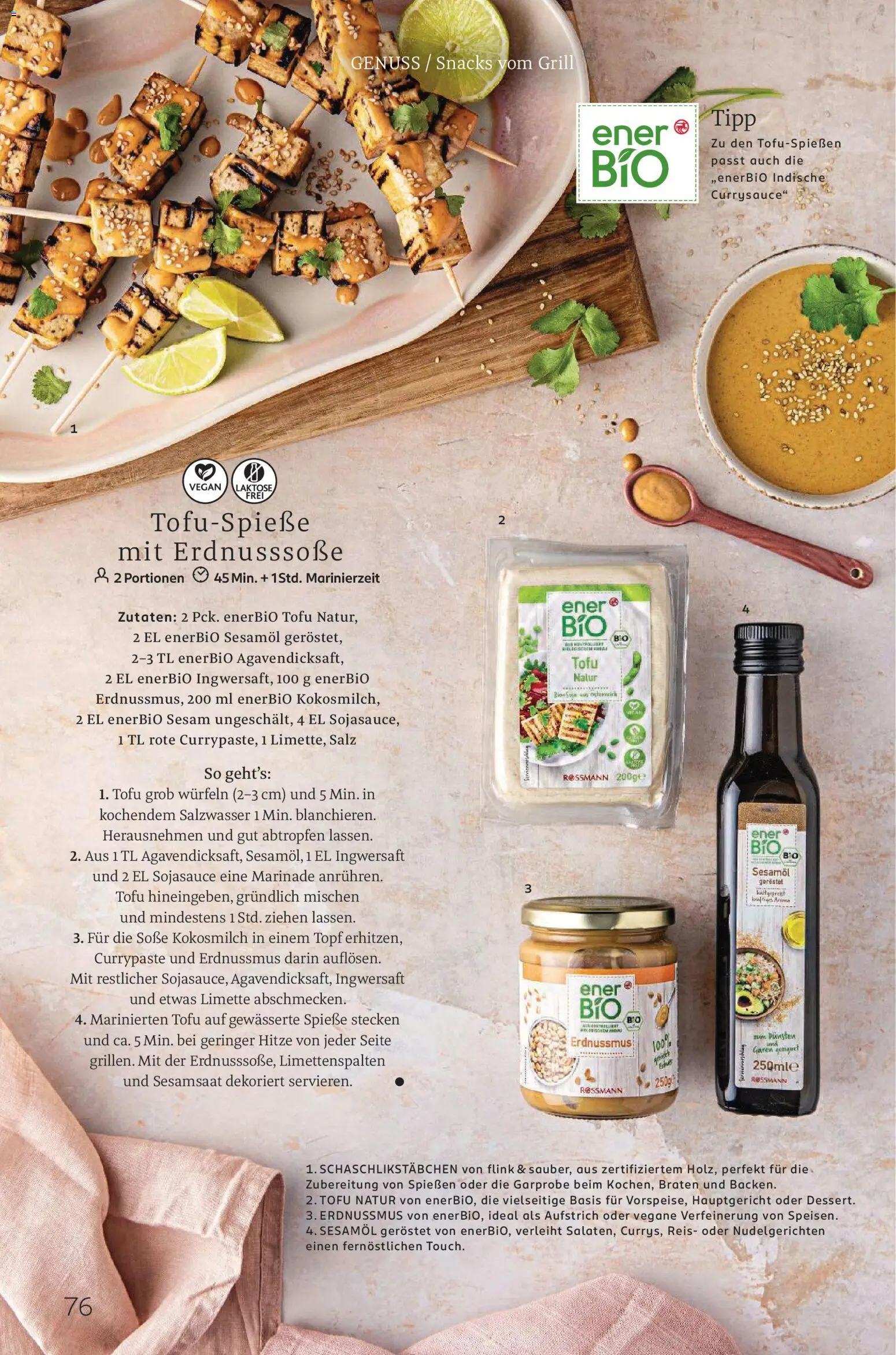 Rossmann Centaur – gültig ab 01.08.2026 | Seite: 76 | Produkte: Grill, Spieße, Soße, Reis