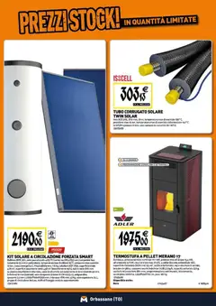 Anteprima del volantino TECNOMAT - Straordinari prezzi stock! valido a partire dal 30/07/2026 | Pagina: 8 | Prodotti: Pellet, Telecomando, Alluminio, Bollitore