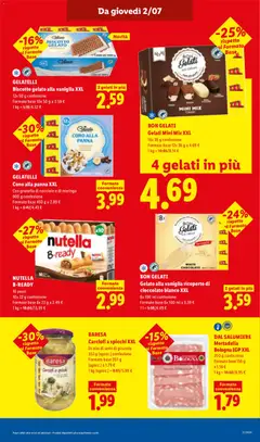 Anteprima del volantino Biscotto gelato alla vaniglia XXL, 12x 50 g confezione valido a partire dal 02/07/2026 | Pagina: 13