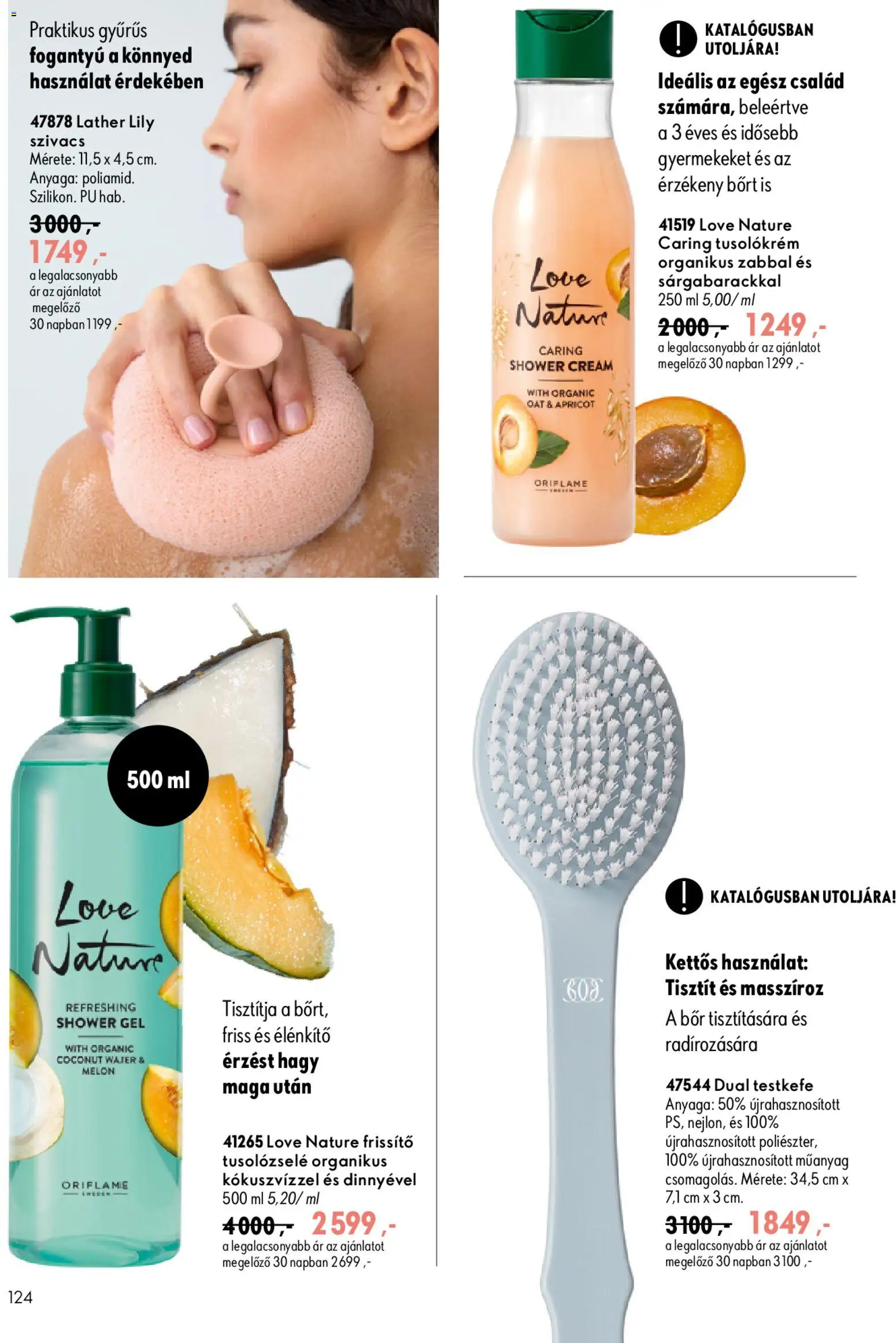 Oriflame akciós ujság - amely érvényes a következő dátumtól: 2026.09.09. | Oldal: 124 | Termékek: Bor, Gél