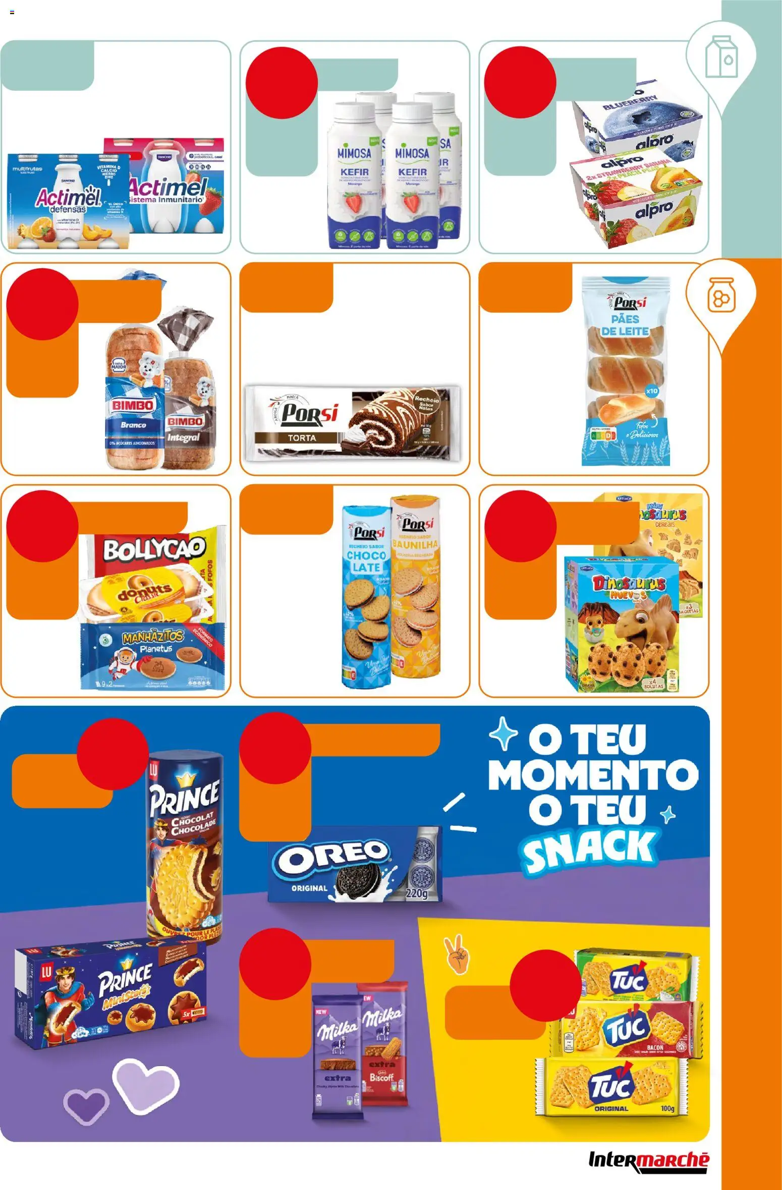Intermarché Folheto Contact │ válido de 28.05.2026 | Página: 17 | Produtos: Bacon, Banana, Leite, Torta
