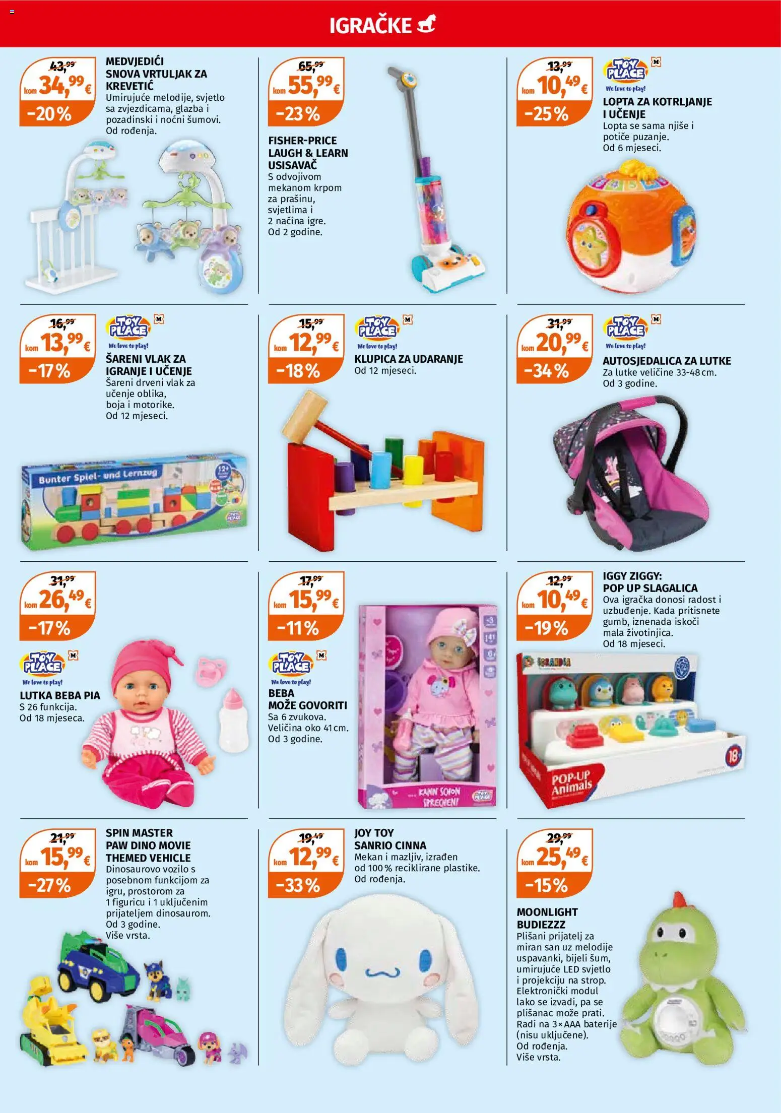 Müller katalog | vrijedi od 28.09.2026 | Stranica: 3 | Proizvodi: Usisavač, Lutke, LED svjetlo, Led