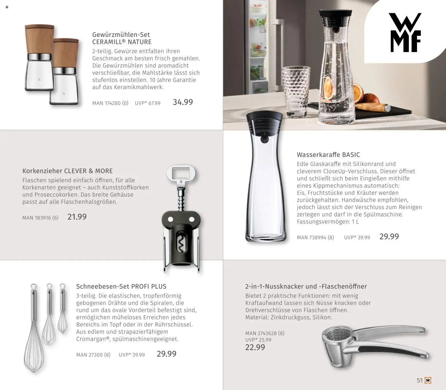 Müller Haushaltskatalog – gültig ab 01.10.2026 | Seite: 51 | Produkte: Gewürze, Nüsse