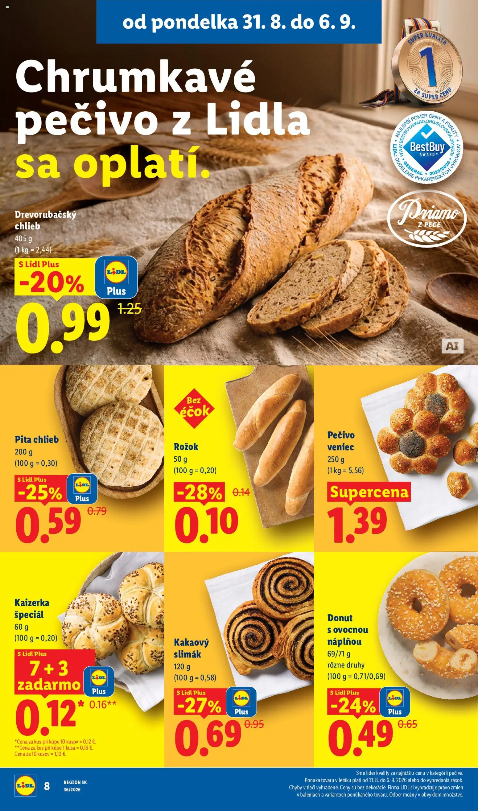 Nové Lidl akcie – leták je platný od 31.08.2026 | Strana: 20