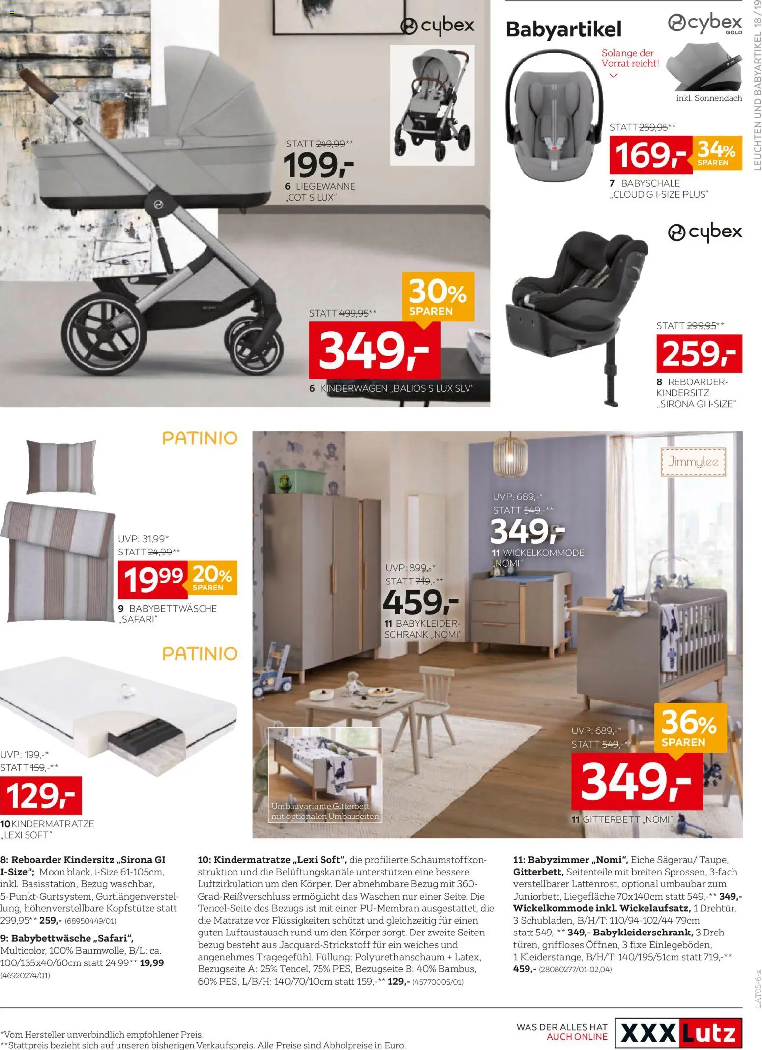 XXXLutz Prospekt aktuell gültig ab 19.05.2026 | Seite: 19 | Produkte: Matratze, Schrank