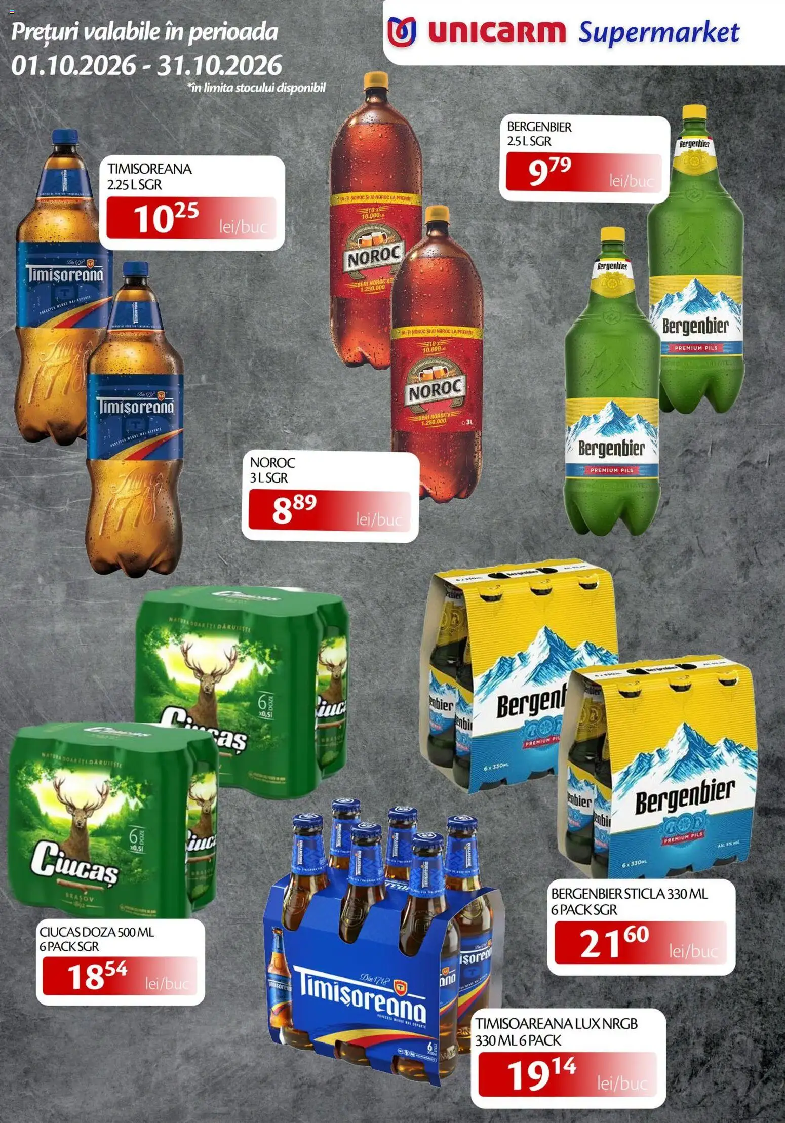 Noul catalog Unicarm – valabil de la 01.10.2026 | Pagină: 14 | Produse: Premium, Lux, Bergenbier