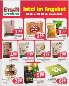 ETSAN Flugblatt ab 21.05.2026 gültig | Seite: 5 | Produkte: Chips, Kaffee, Schokolade