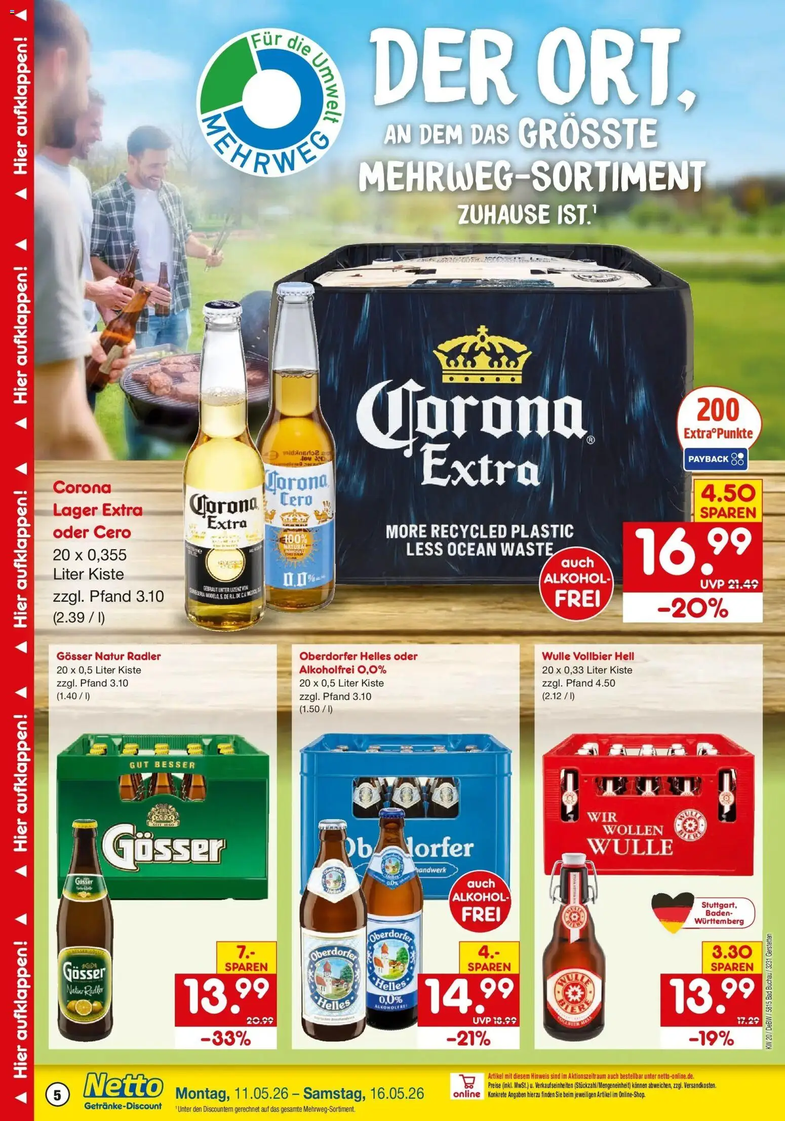 Netto Marken-Discount Prospekt Gerstetten	 – gültig ab 10.05.2026 | Seite: 5 | Produkte: Öl, Bad, Radler