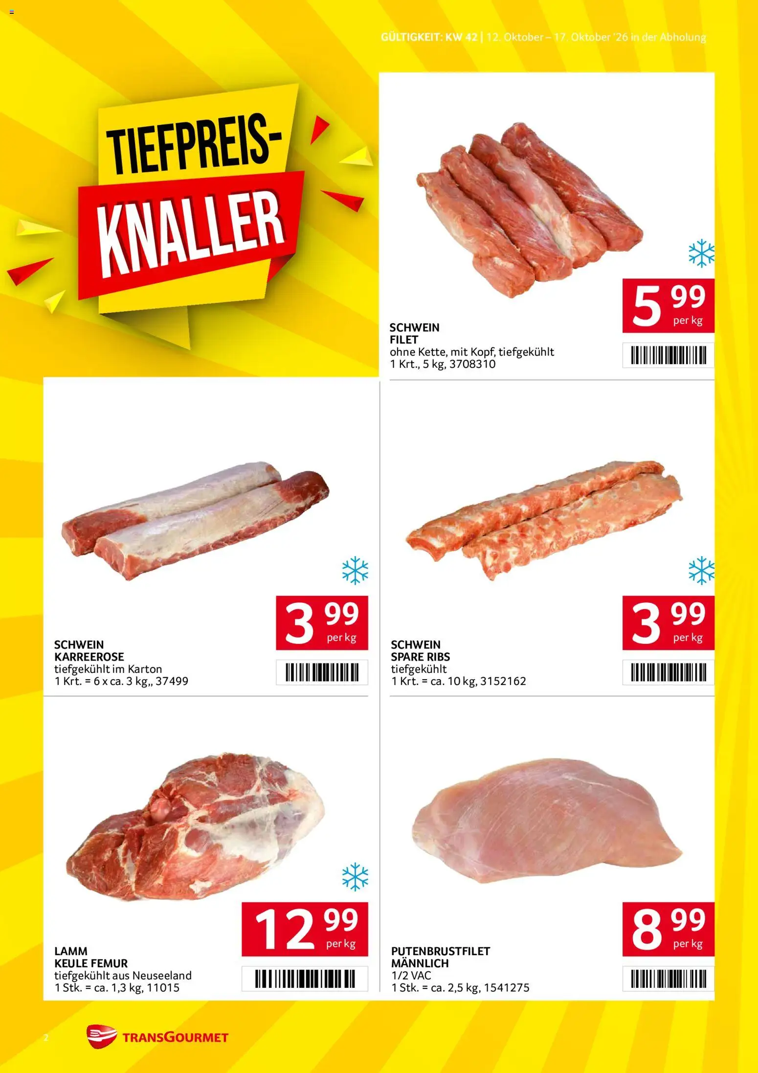 Transgourmet Broschüre gültig ab 11.10.2026 | Seite: 2