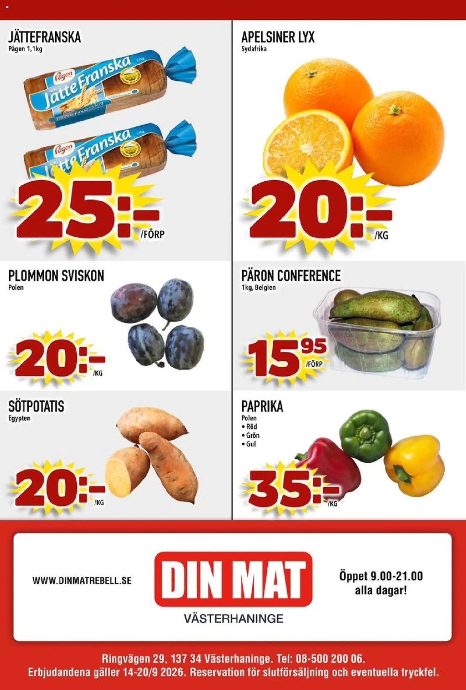 Din Mat reklamblad aktuell från 14/09/2026 | Sida: 8