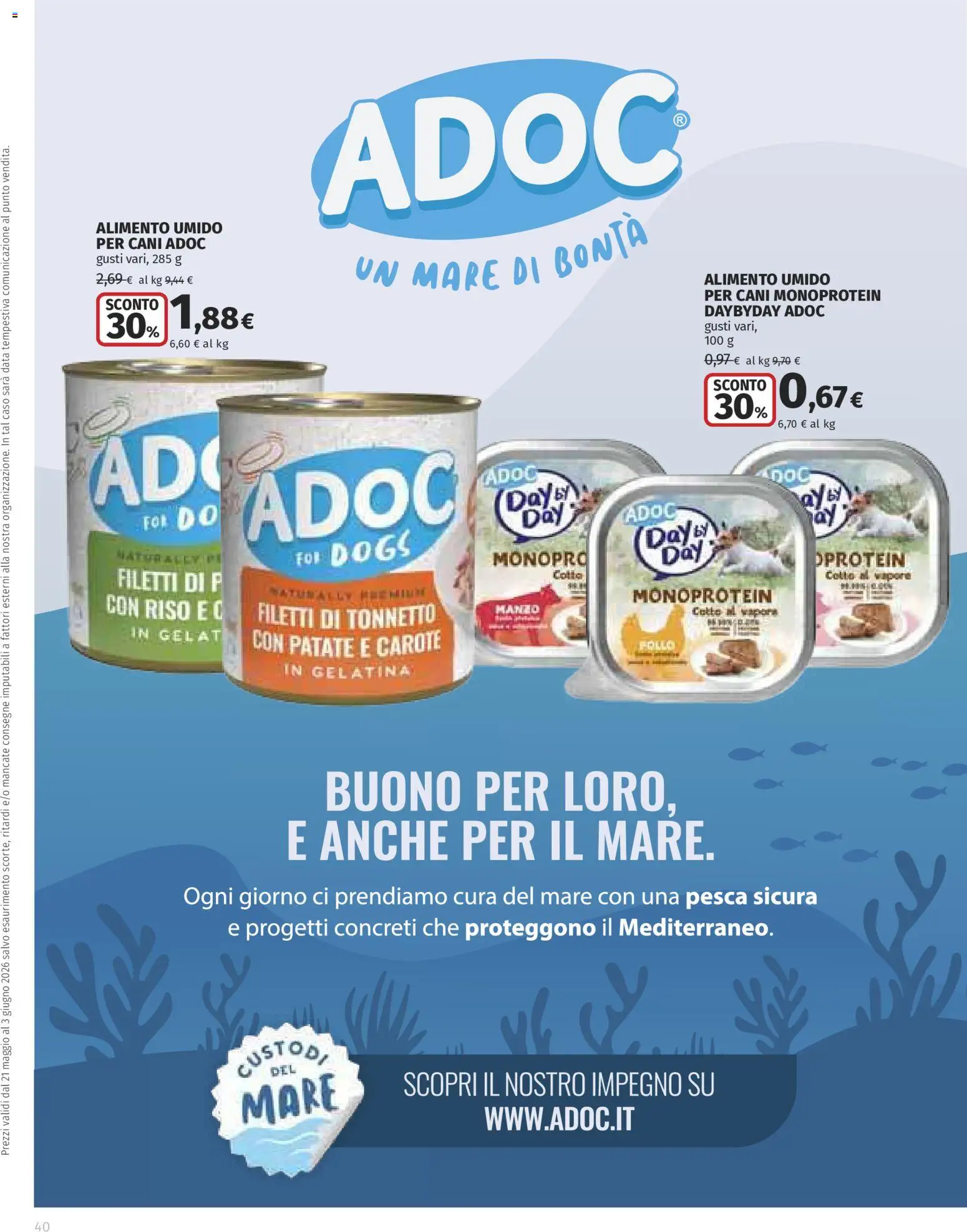Volantino Ipercoop del 21.05.2026 | Pagina: 40 | Prodotti: Patate, Pesca, Data, Colla