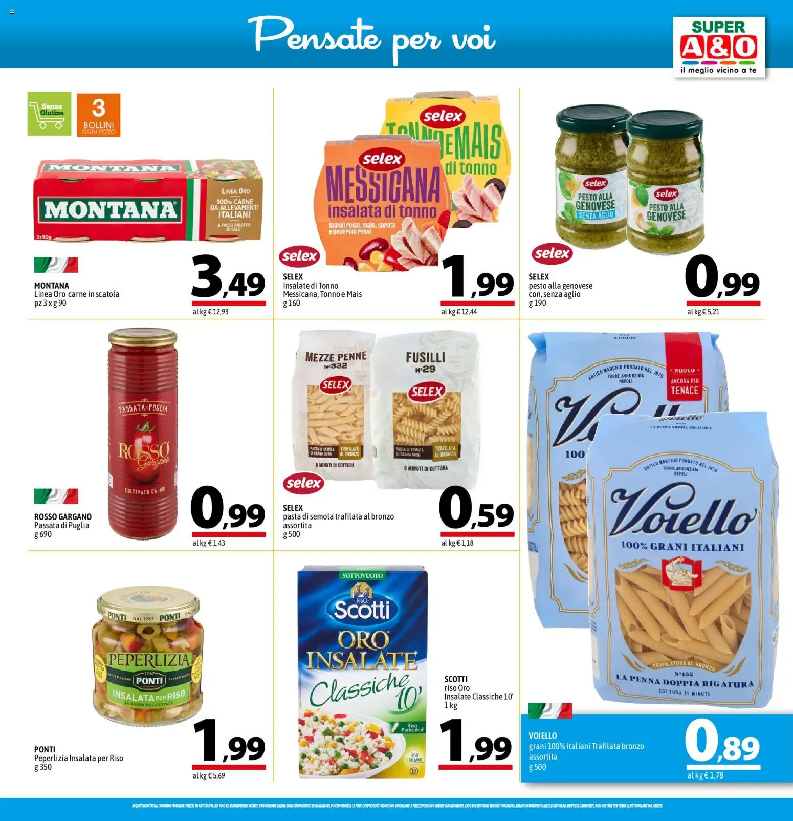 Volantino A&O del 06/08/2026 | Pagina: 9 | Prodotti: Tè, Carote, Aglio, Insalata di tonno