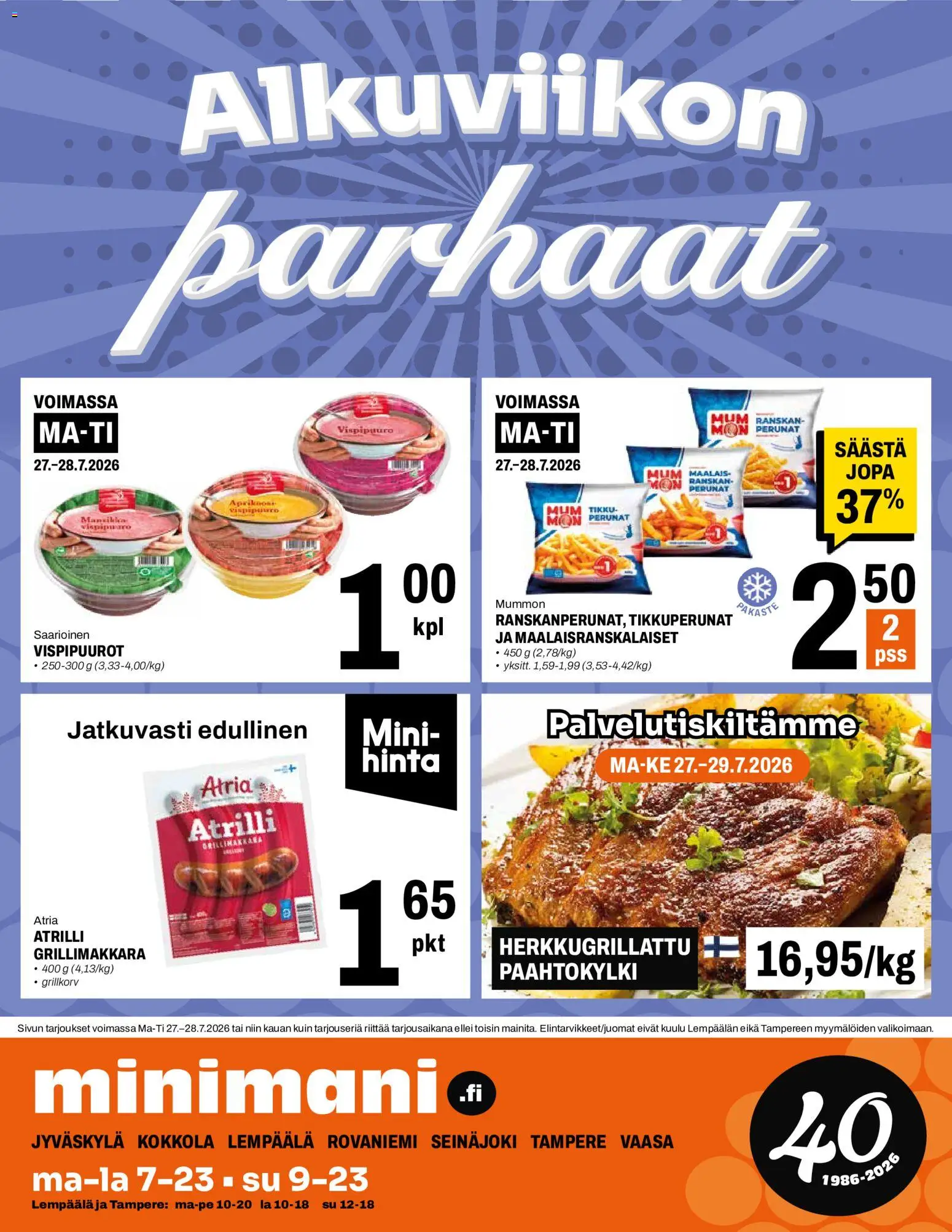Minimani tarjoukset – voimassa 22/07/2026 alkaen | Sivu: 16