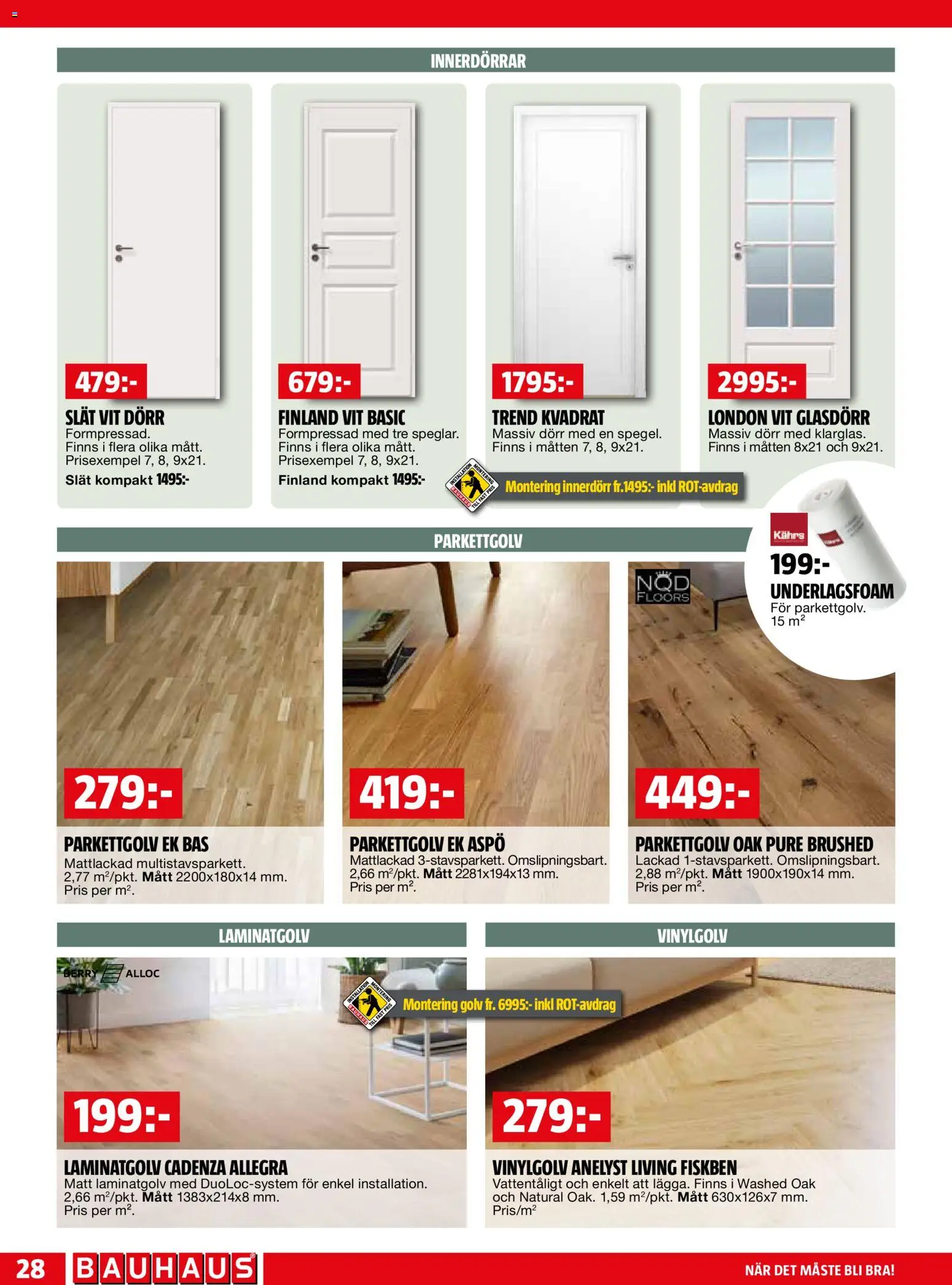 Bauhaus reklamblad aktuell från 01.06.2026 | Sida: 28