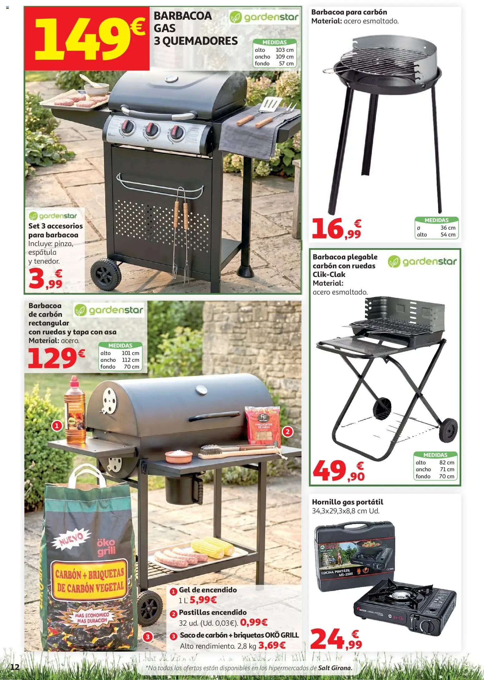 Alcampo Aire Libre HP Cat │ válido desde el 28.05.2026 | Página: 12 | Productos: Barbacoa, Cocina