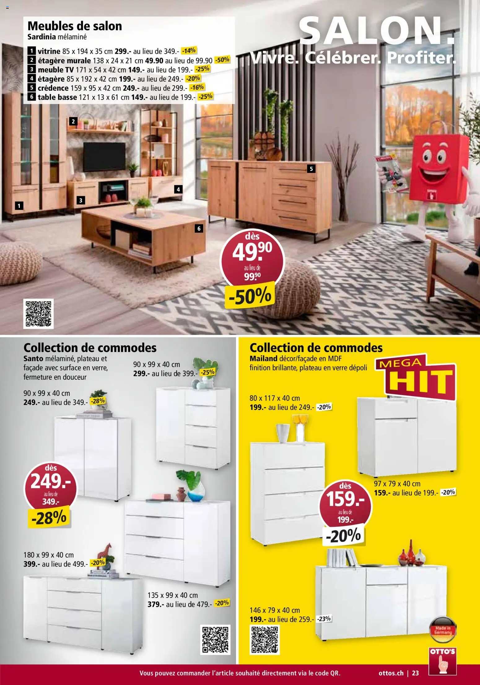 Otto's aktionen Meubles – gültig ab 01.07.2026 | Seite: 23 | Produkte: Vitrine, TV