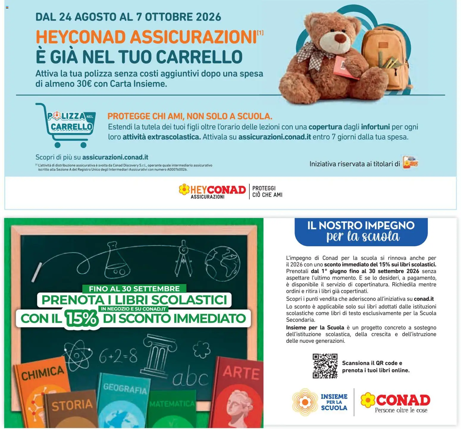 Volantino Conad del 26/08/2026 | Pagina: 26 | Prodotti: Libri, Carrello