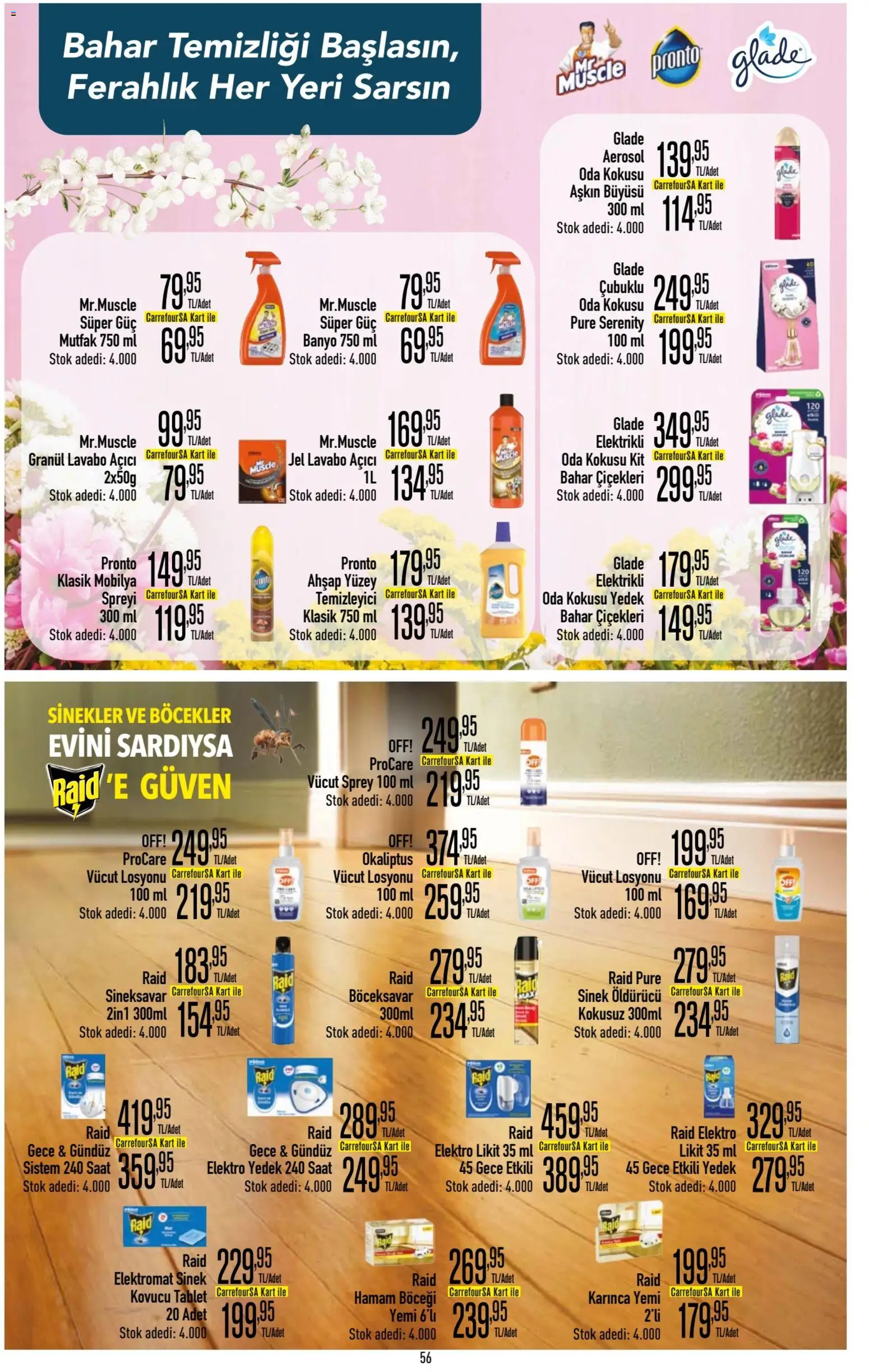 CarrefourSA Katalog - 18.05.2026 tarihinden itibaren geçerlidir | Sayfa: 56 | Ürünler: Lavabo, Banyo, Lavabo açıcı, Saat