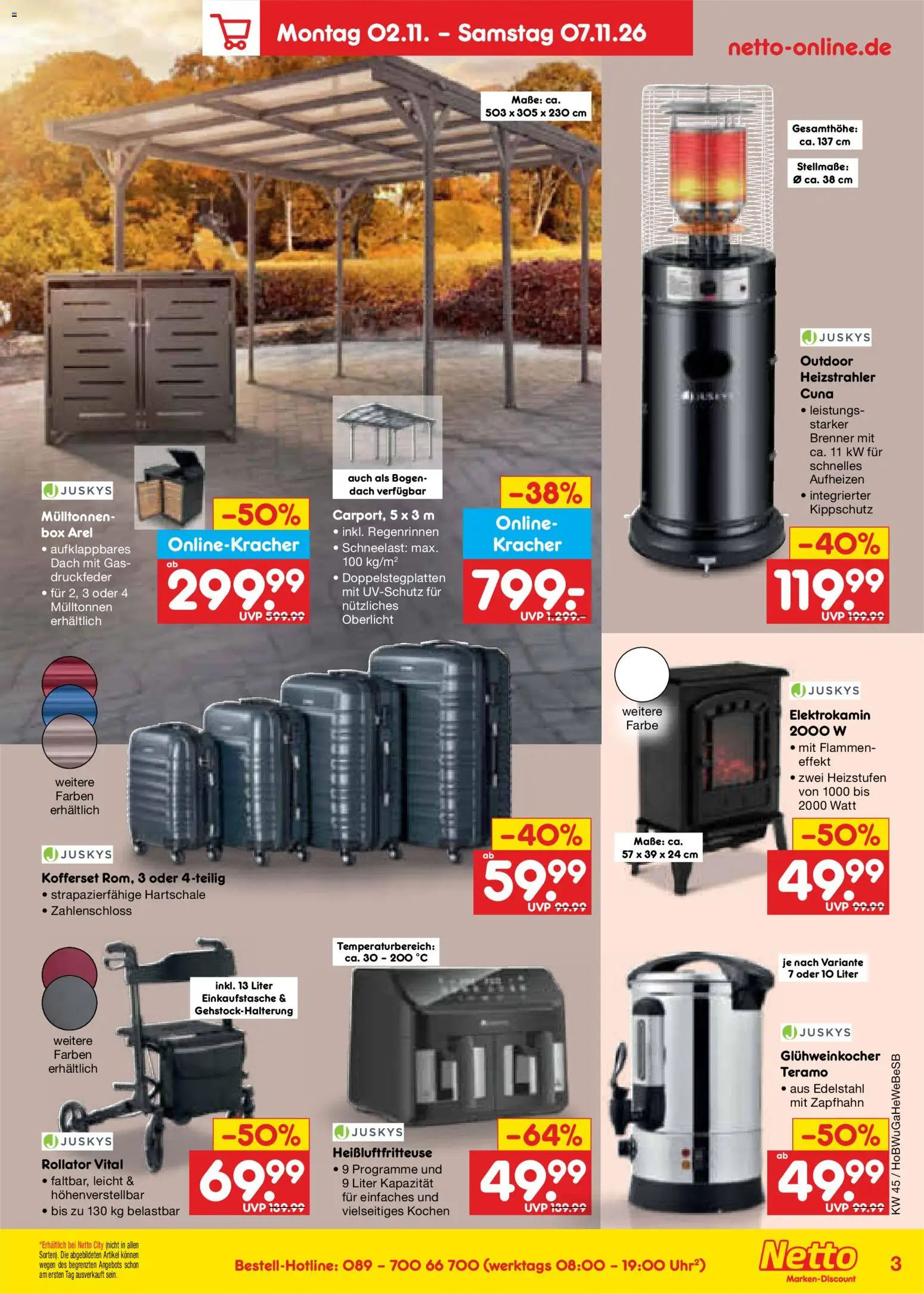 Netto Marken-Discount Prospekt – gültig ab 02.11.2026 | Seite: 45 | Produkte: Box, Heißluftfritteuse