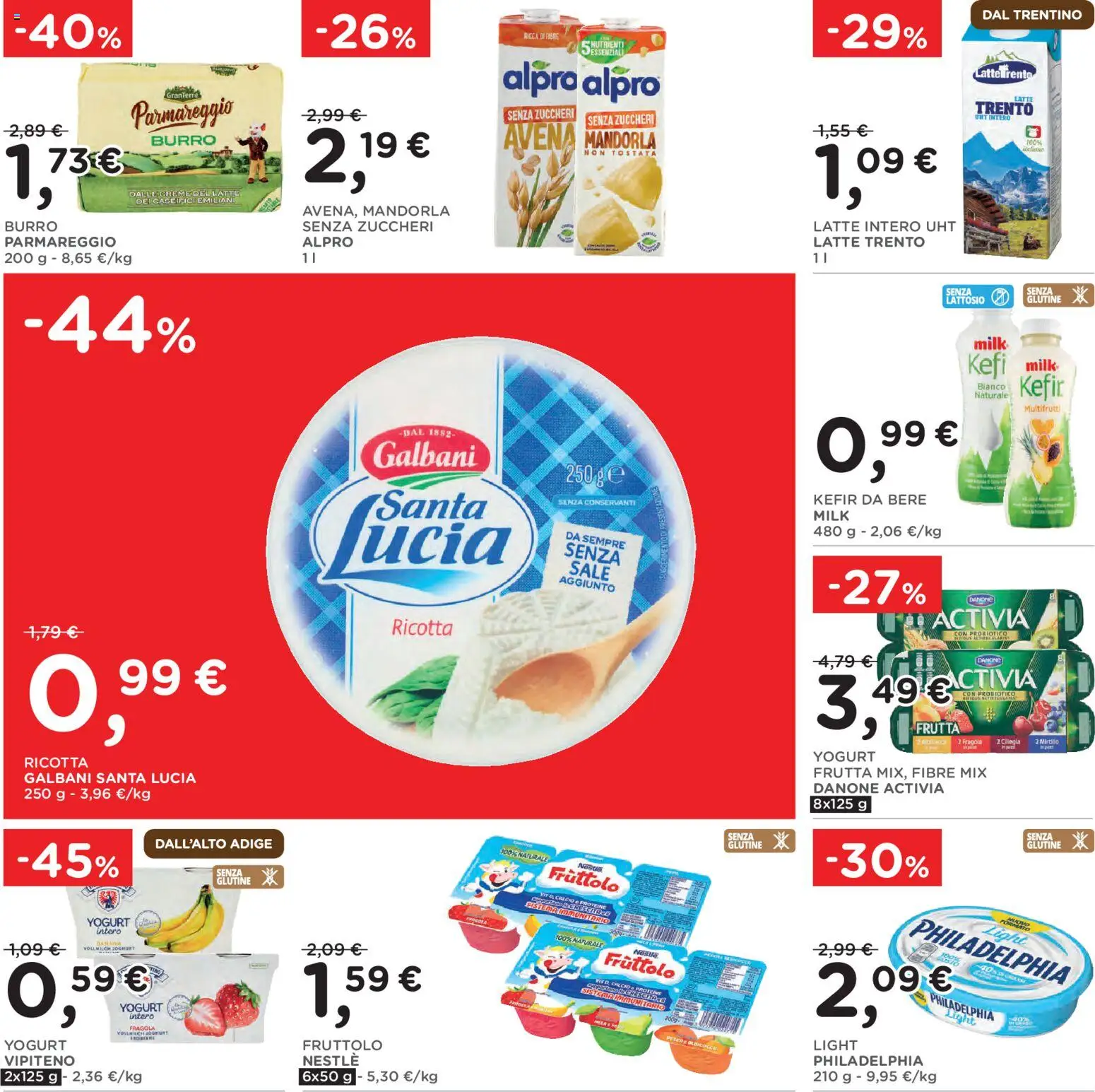 Volantino Poli del 29/07/2026 | Pagina: 12 | Prodotti: Yogurt, Frutta, Sale, Burro