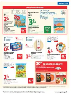 Auchan - Prévisualisation de Auchan prospectus valide à partir de 28/07/2026 | Page: 5 | Produits: Salade, Plateau, Poissonnerie, Pistaches