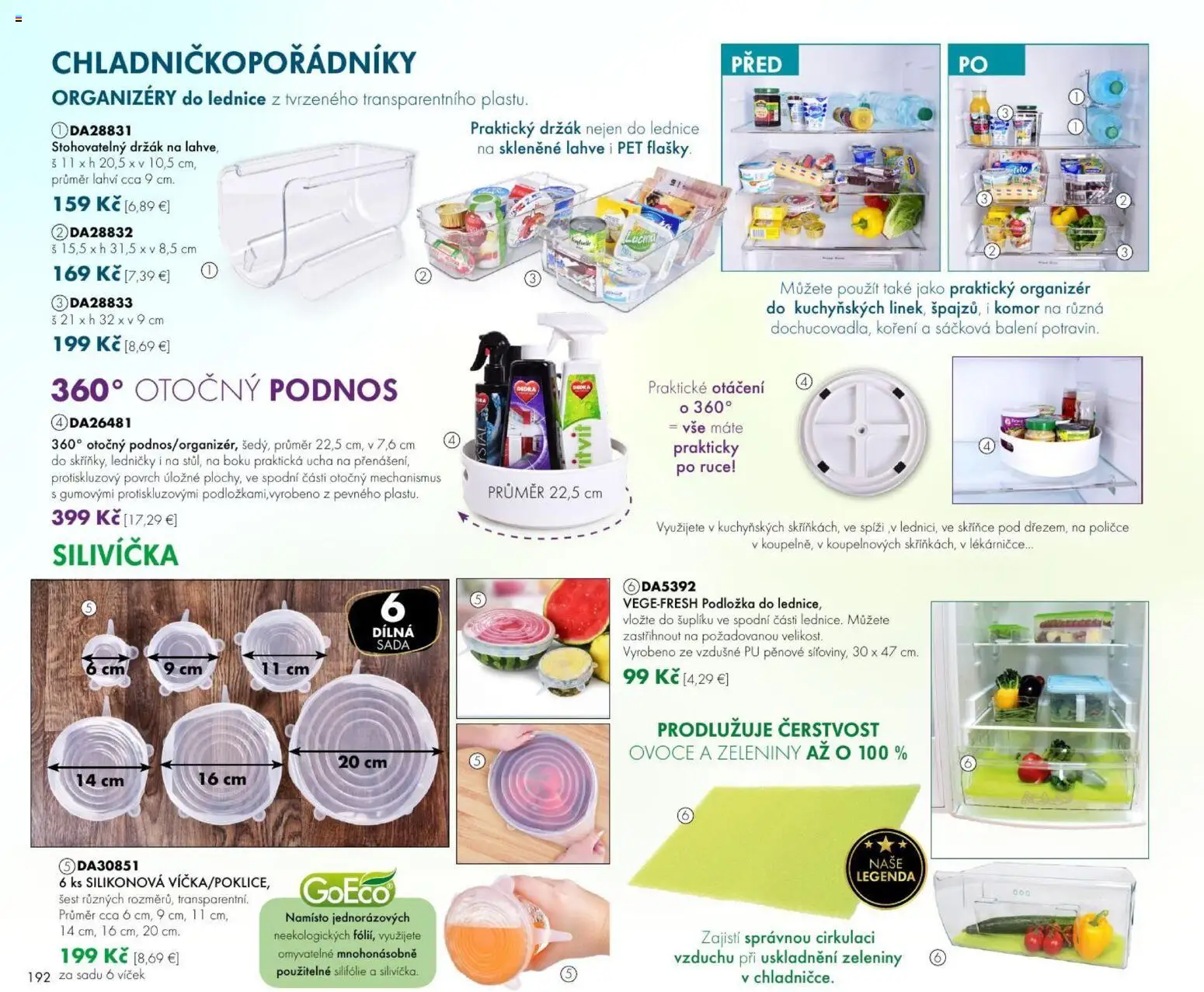 Nové Dedra akcie – leták je platný od 01.08.2026 | Strana: 92 | Produkty: Organizér