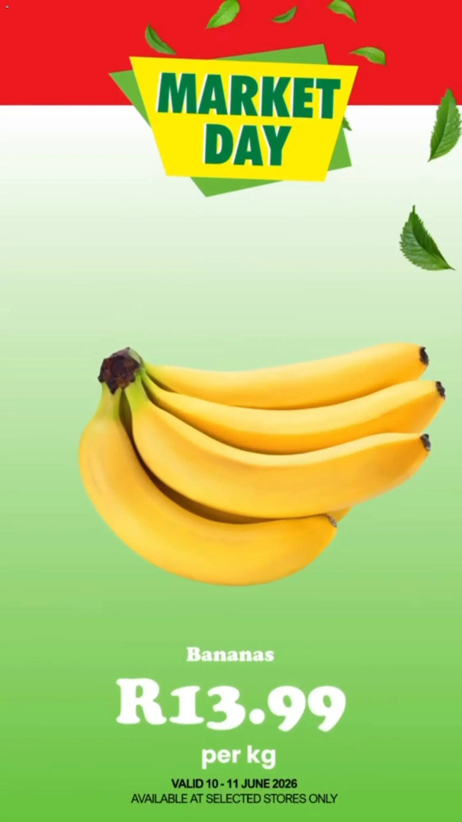 New Check Save catalogue – valid from 10.06.2026 | Page: 5 | Products: Bananas