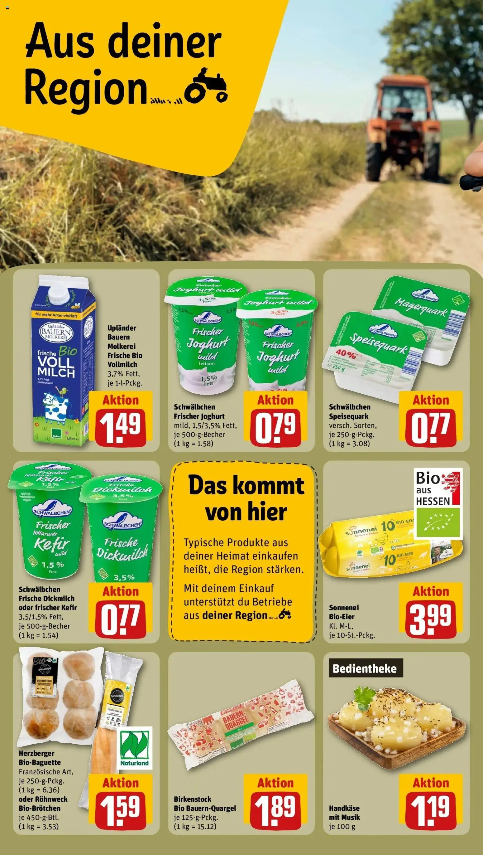 REWE Prospekt ab 24.08.2026 zum Blättern » Angebote | Seite: 20 | Produkte: Milch, Joghurt, Magerquark, Speisequark