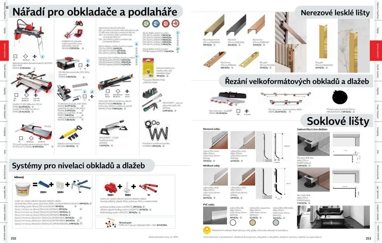 Siko koupelny katalog Koupelny 2025/2026 od 14.10.2025 | Strana: 127 | Produkty: Osvětlení, Pravítko, Metla, Wc