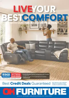 OK Furniture specials catalogue – valid from 23/07/2026