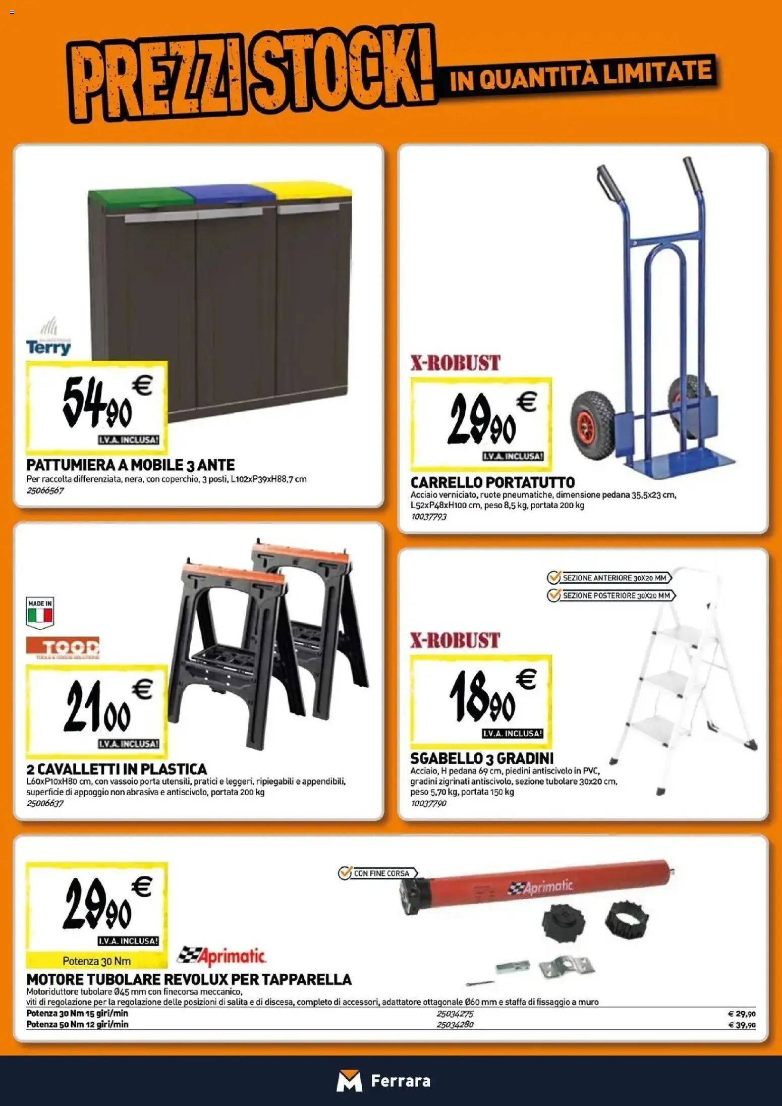 Volantino TECNOMAT del 27/08/2026 | Pagina: 17 | Prodotti: Mobile, Porta, Pattumiera, Vassoio