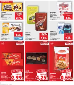 DORINA Čokolada, Assorted chocolate bars, including "Žena, majka, kraljica" and "Keks" varieties. - Pregled kataloga iz trgovine Kaufland, vrijedi od 03.06.2026 | Stranica: 16