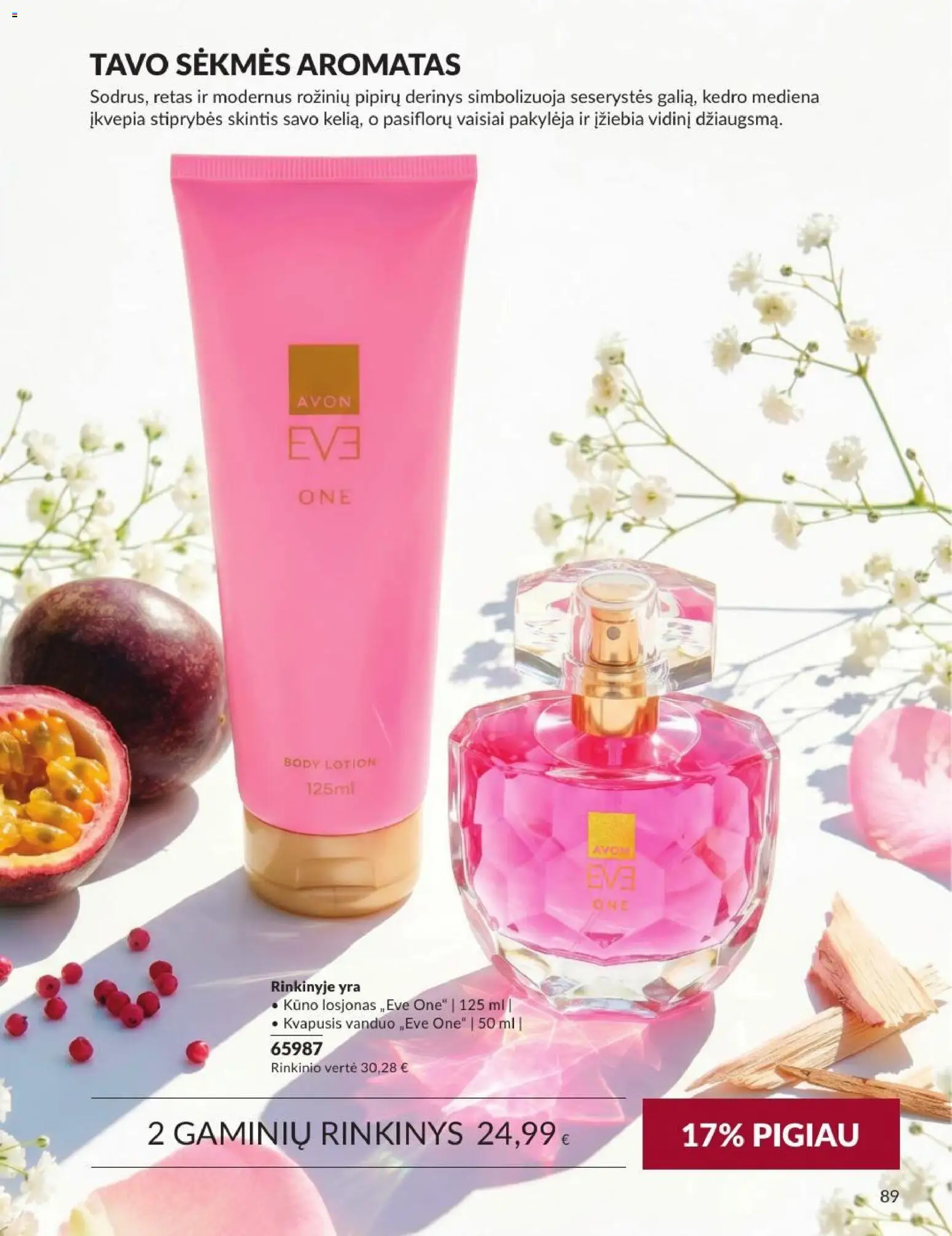 AVON akcijos nuo 2026.09.01 | Puslapis: 89 | Prekių: Kvapusis vanduo, Vanduo