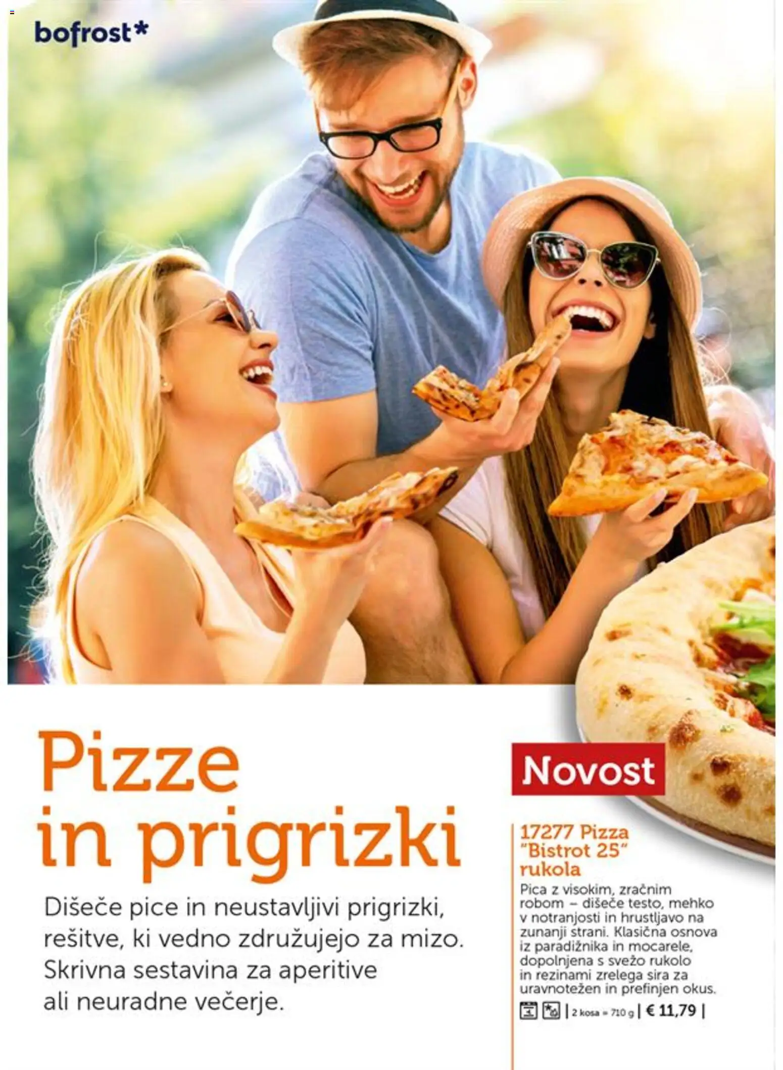 Novi Bofrost katalog ponudbe – veljaven od 01.07.2026 | Stran: 20 | Izdelki: Pica, Prigrizki