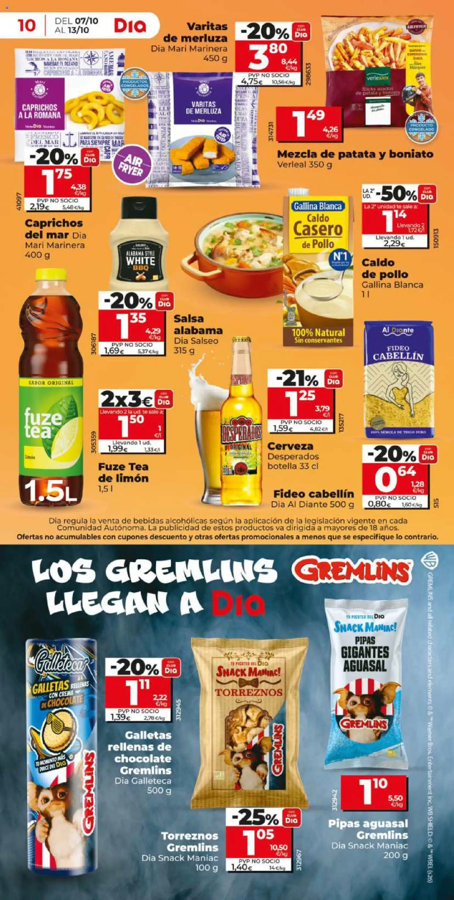 Dia - folleto │ válido desde el 07/10/2026 | Página: 10 | Productos: Limón, Té, Bebidas, Pollo