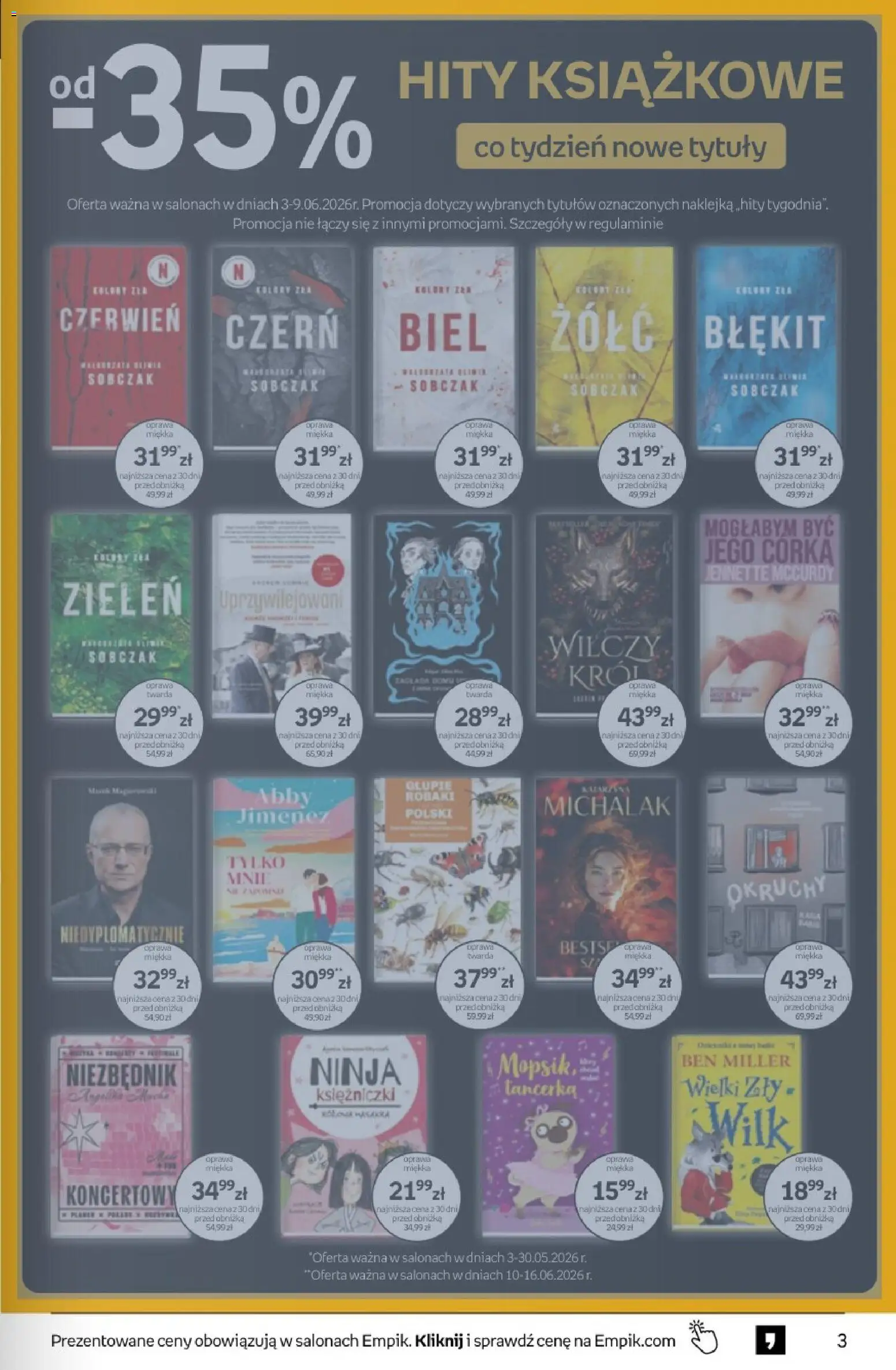 Empik promocje - Tom kultury Książki od 03.06.2026 | Strona: 3