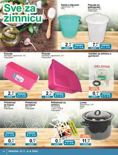 KTC Katalog tehnike i posuđa - Pregled kataloga iz trgovine KTC, vrijedi od 22.07.2026 | Stranica: 14 | Proizvodi: Celofan, Kupus, Lonac, Gumice
