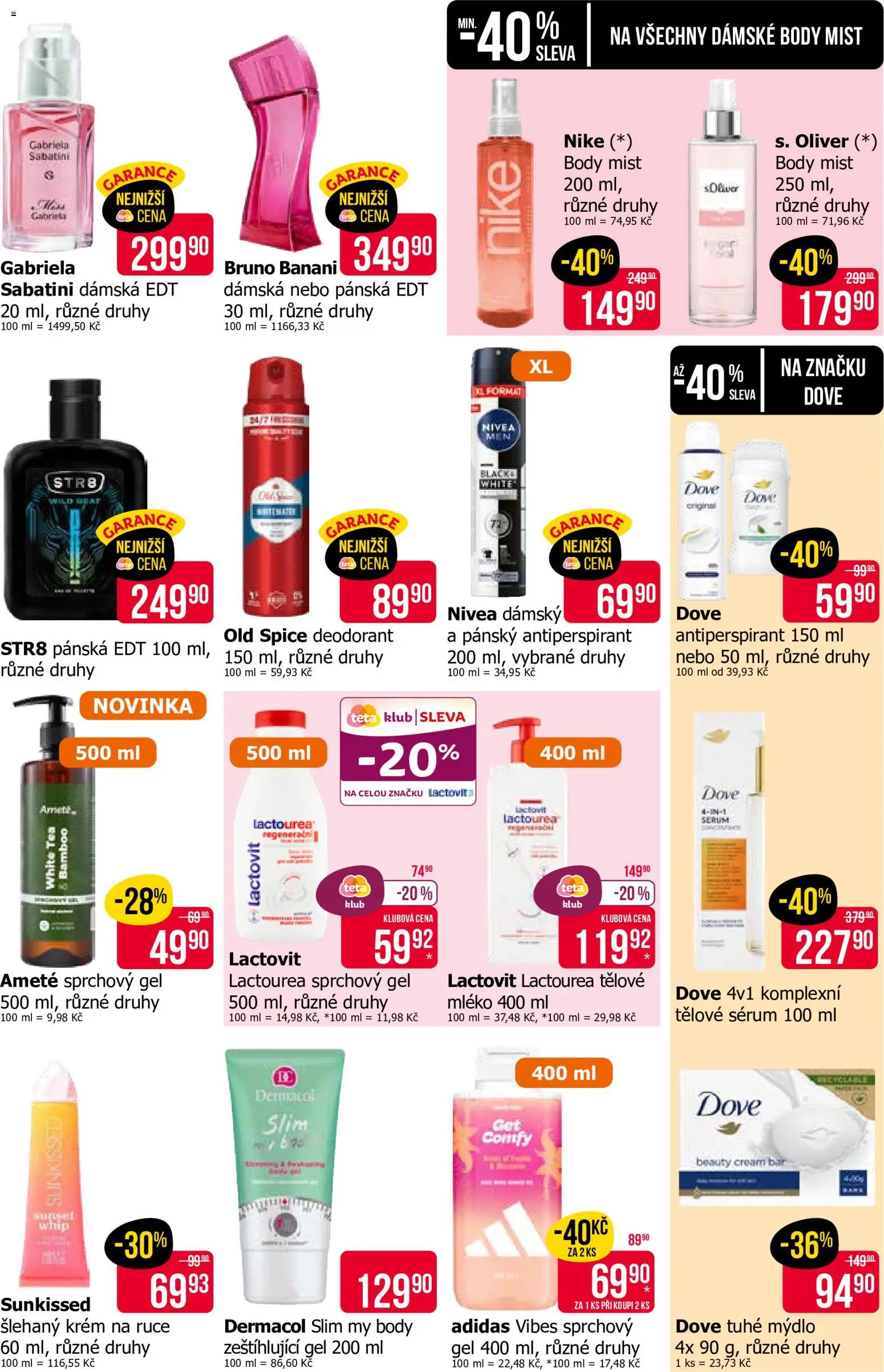 TETA Drogerie leták od 21.05.2026 | Strana: 5 | Produkty: Antiperspirant, Sérum, Krém, Lactovit