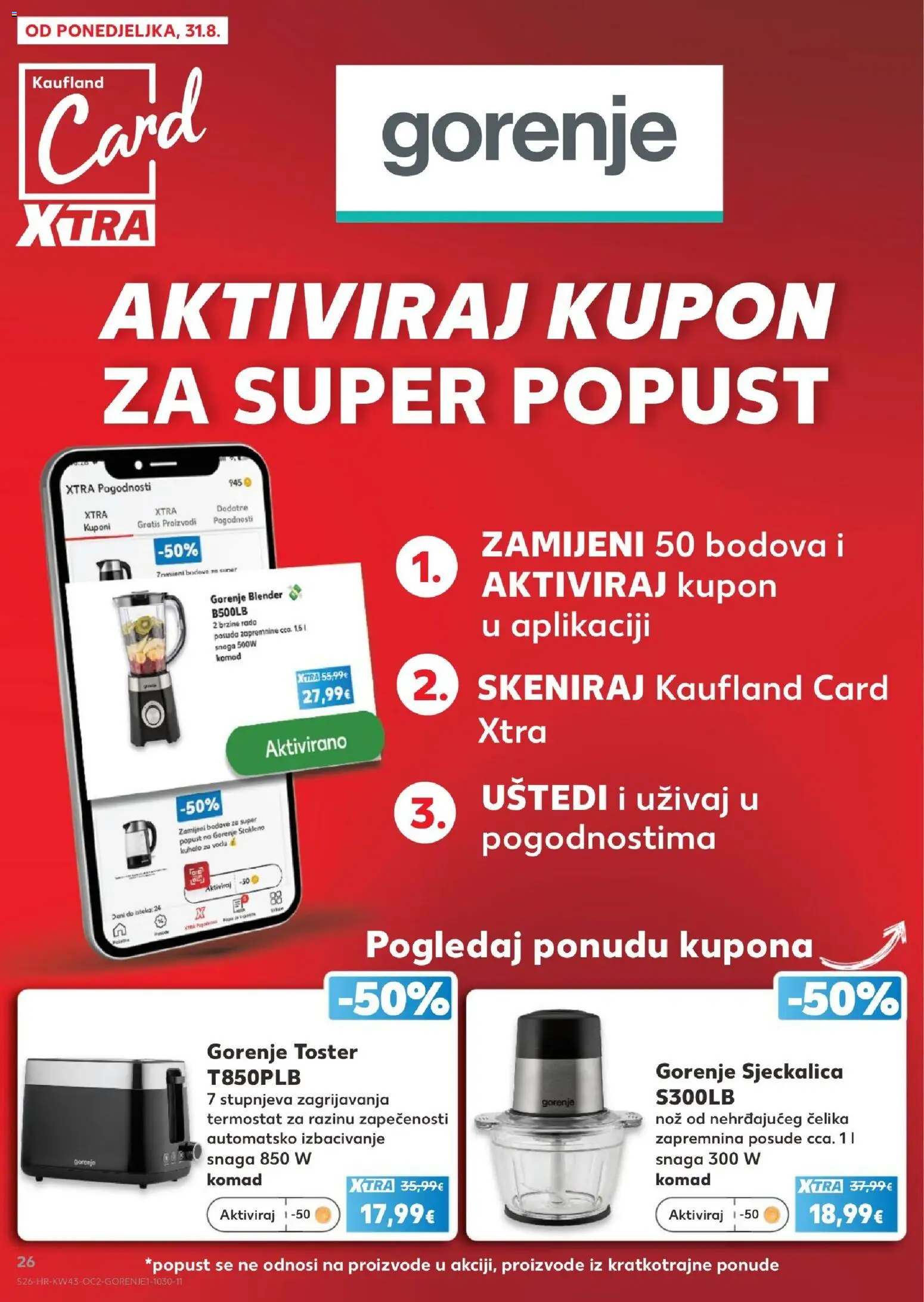 Kaufland HR akciós ujság - amely érvényes a következő dátumtól: 2026.10.21. | Oldal: 26