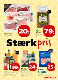 Irma rejer, Dybfrost. 150 g. Kg-pris 166,67. 1 pose. gyldig fra 31/07/2026 | Side: 5 | Produkter: Cheddar, Pålæg, Mandler, Rejer