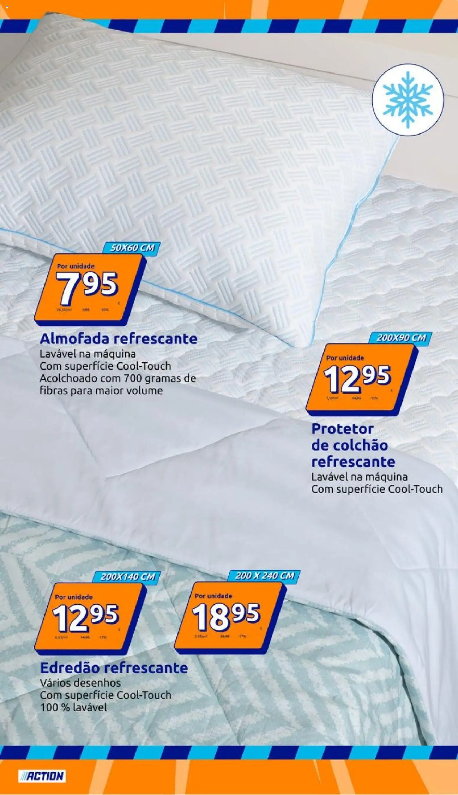 Action folheto │ válido de 13.05.2026 | Página: 7 | Produtos: Protetor de colchão, Colchão, Almofada
