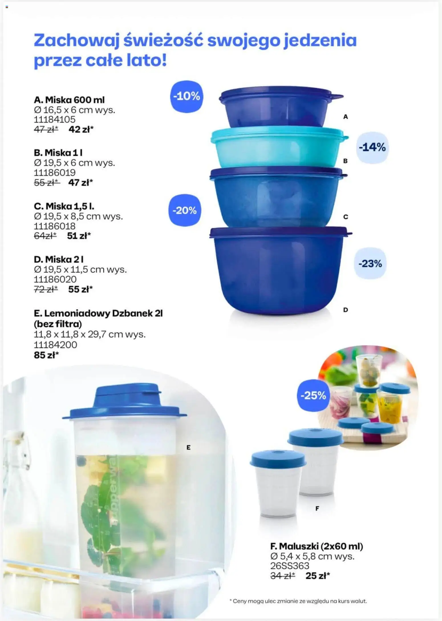 Tupperware Katalog od 01.07.2026 | Strona: 7 | Produkty: Dzbanek