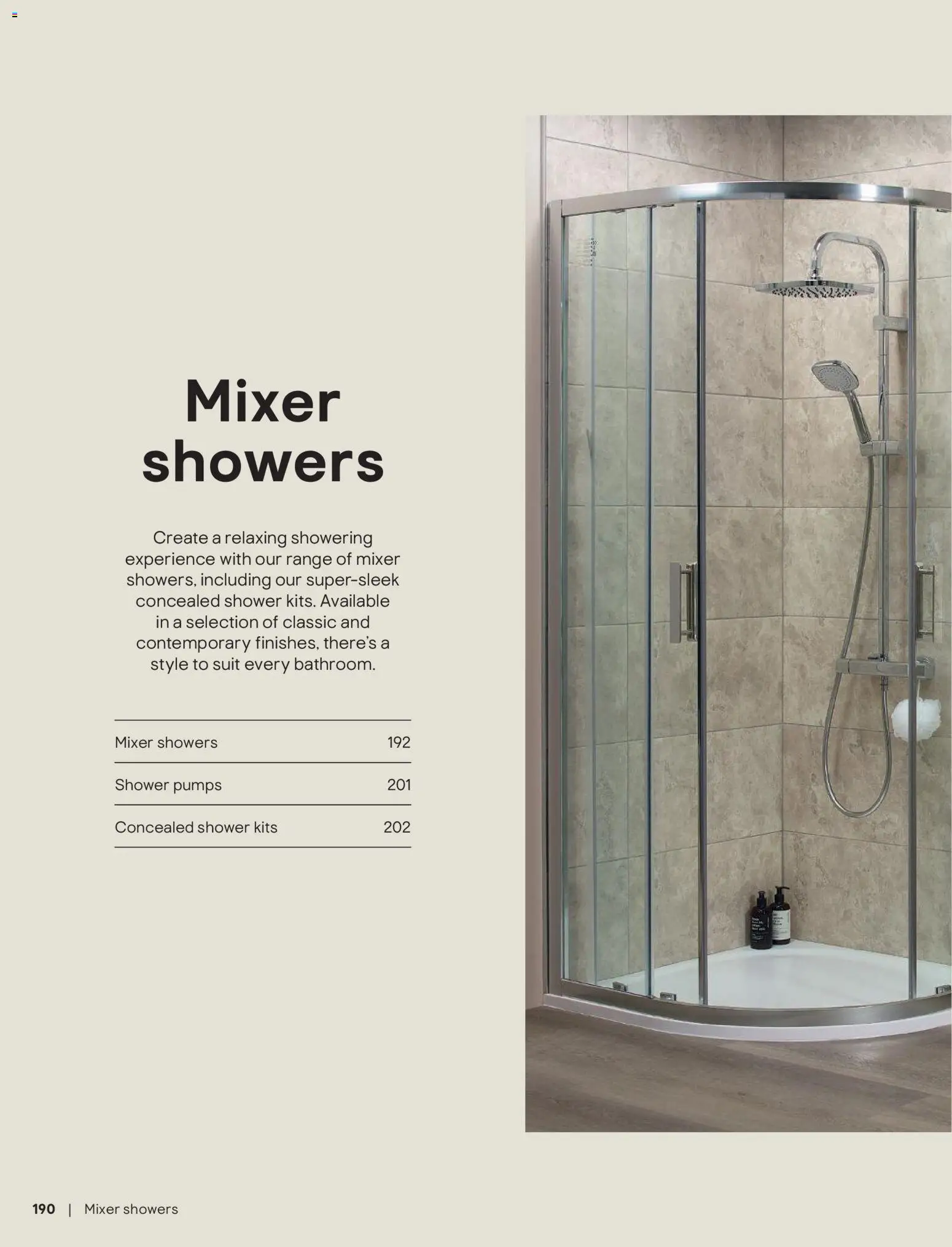 {H1} | Page: 191 | Products: Shower, Suit, Mixer