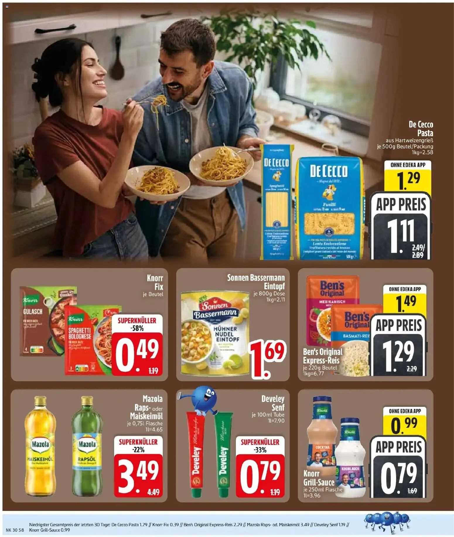 Edeka prospekt Siegenburg – gültig ab 20.07.2026 | Seite: 10 | Produkte: Knorr fix, Rapsöl, Knorr, Gulasch