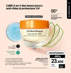 Stanhome - Prévisualisation de Crème anti-rides SPF30 VISAGE 40 ml, Acide hyaluronique pur + Aloe vera bio valide à partir de 27.04.2026 | Page: 35