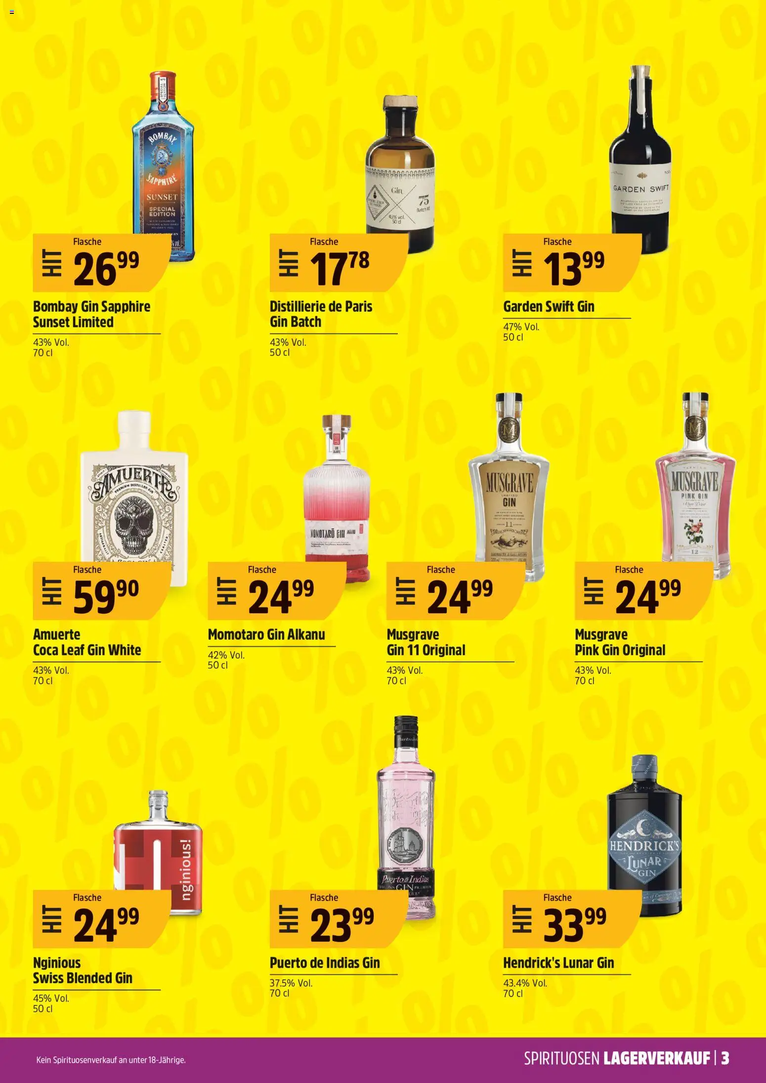 TopCC aktionen Spirituosen – gültig ab 01.10.2026 | Seite: 3 | Produkte: Gin