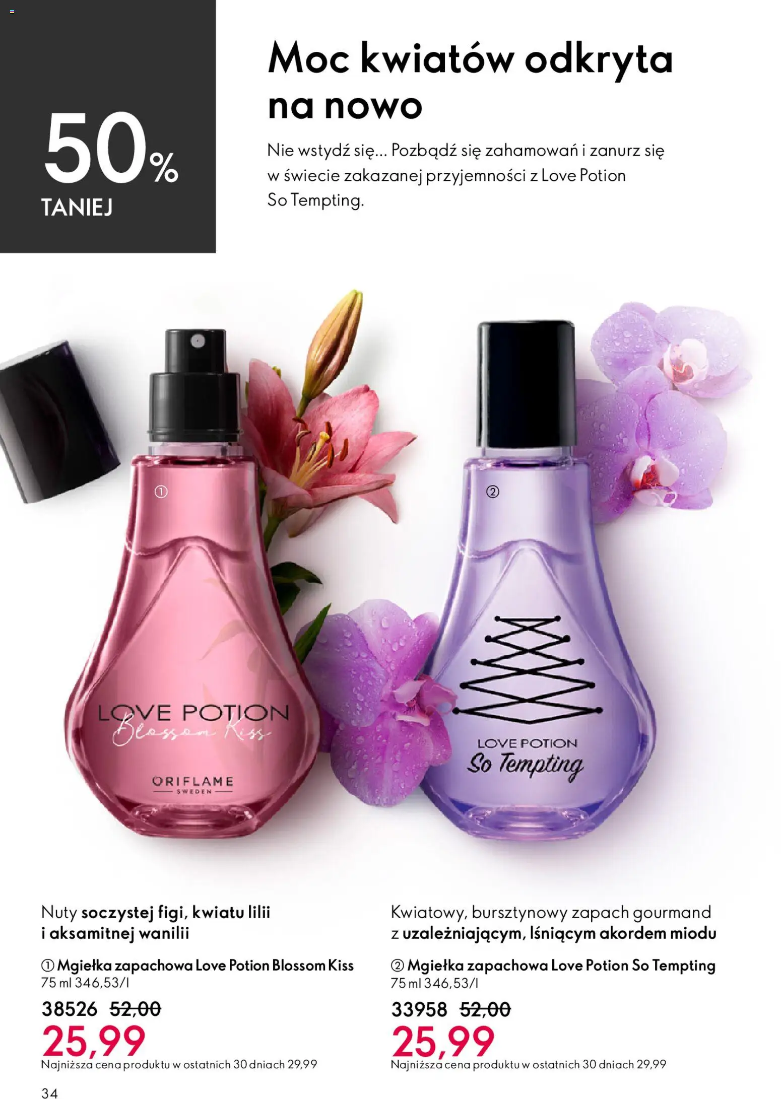 Oriflame Katalog 8 2026 od 27.05.2026 | Strona: 34 | Produkty: Zapach