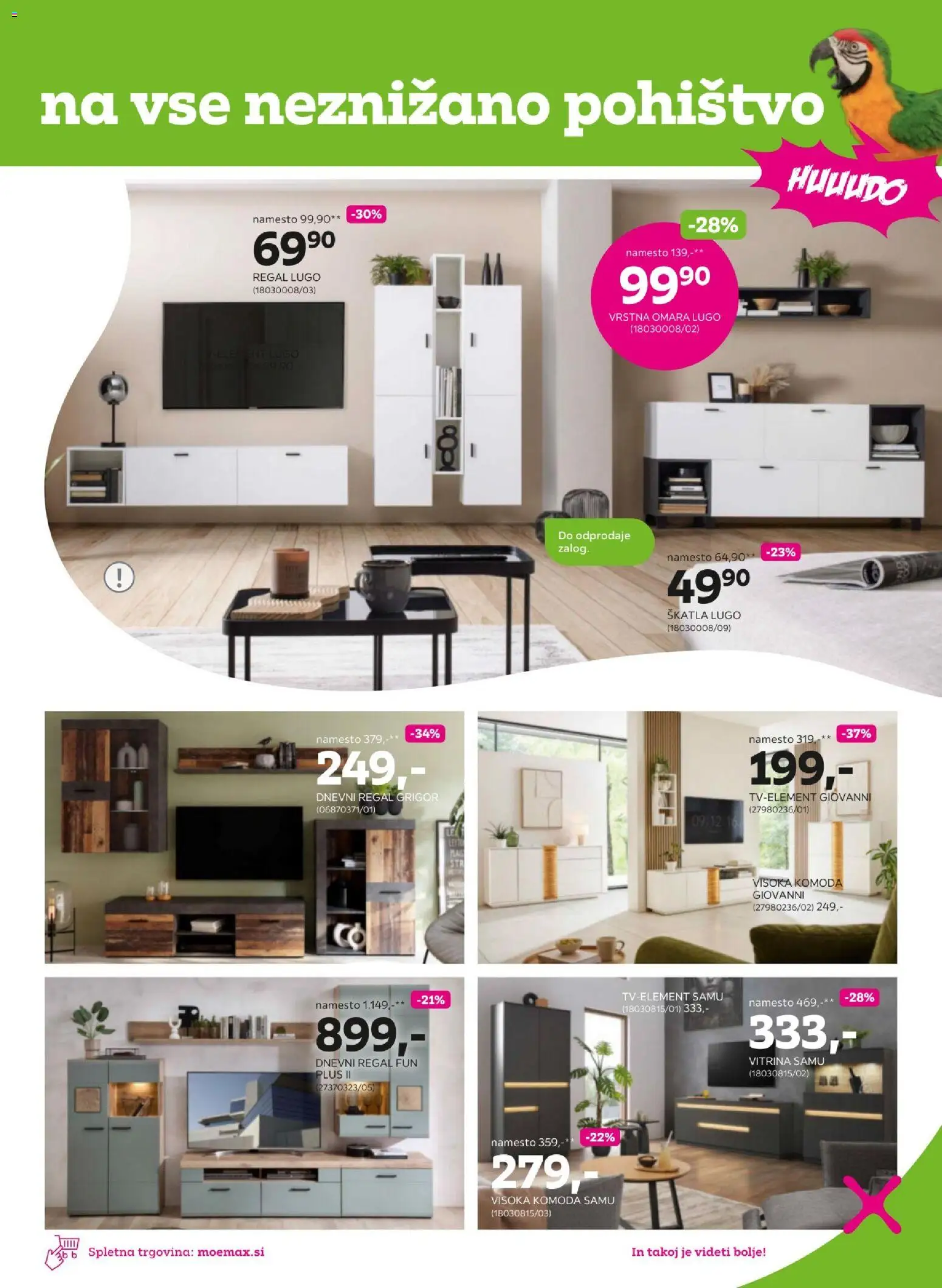 Novi Mömax katalog ponudbe – veljaven od 14.09.2026 | Stran: 5 | Izdelki: Pohištvo, Komoda, Skatla, Regal