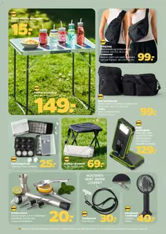 Netto - Tilbudsavis uge 26 gyldig fra 20.06.2026 | Side: 29 | Produkter: Skammel, Powerbank, Taske, Ventilator